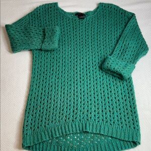 Women's Green Knit Sweater